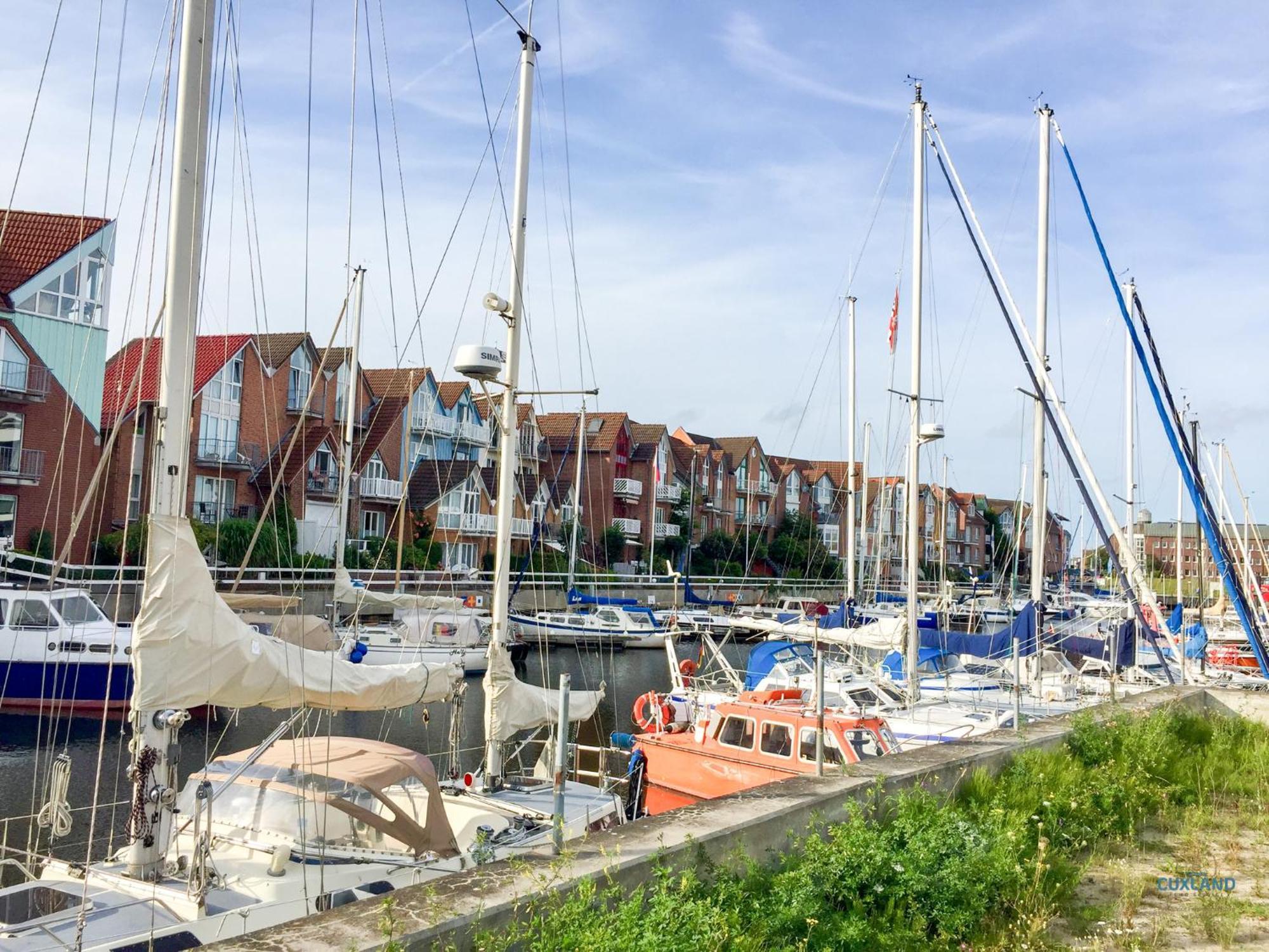 Urlaub Direkt In Der City Marina Куксхафен Экстерьер фото